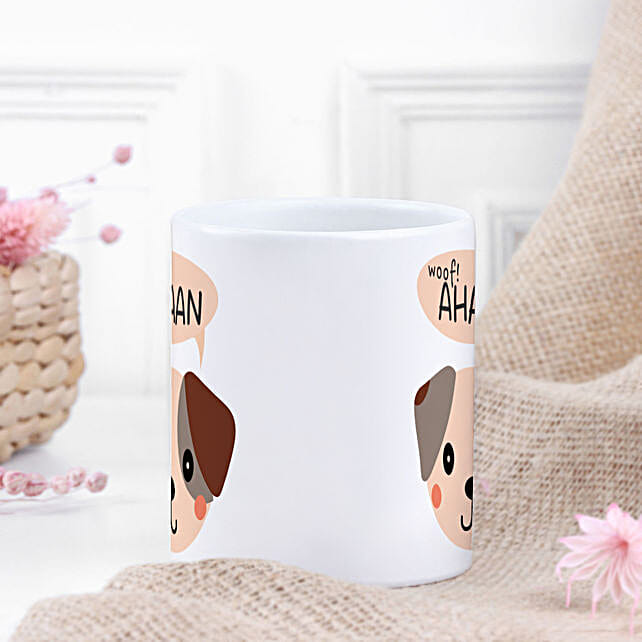 Buy/Send Personalised Pup Mug for children Online- FNP thumbnail 2